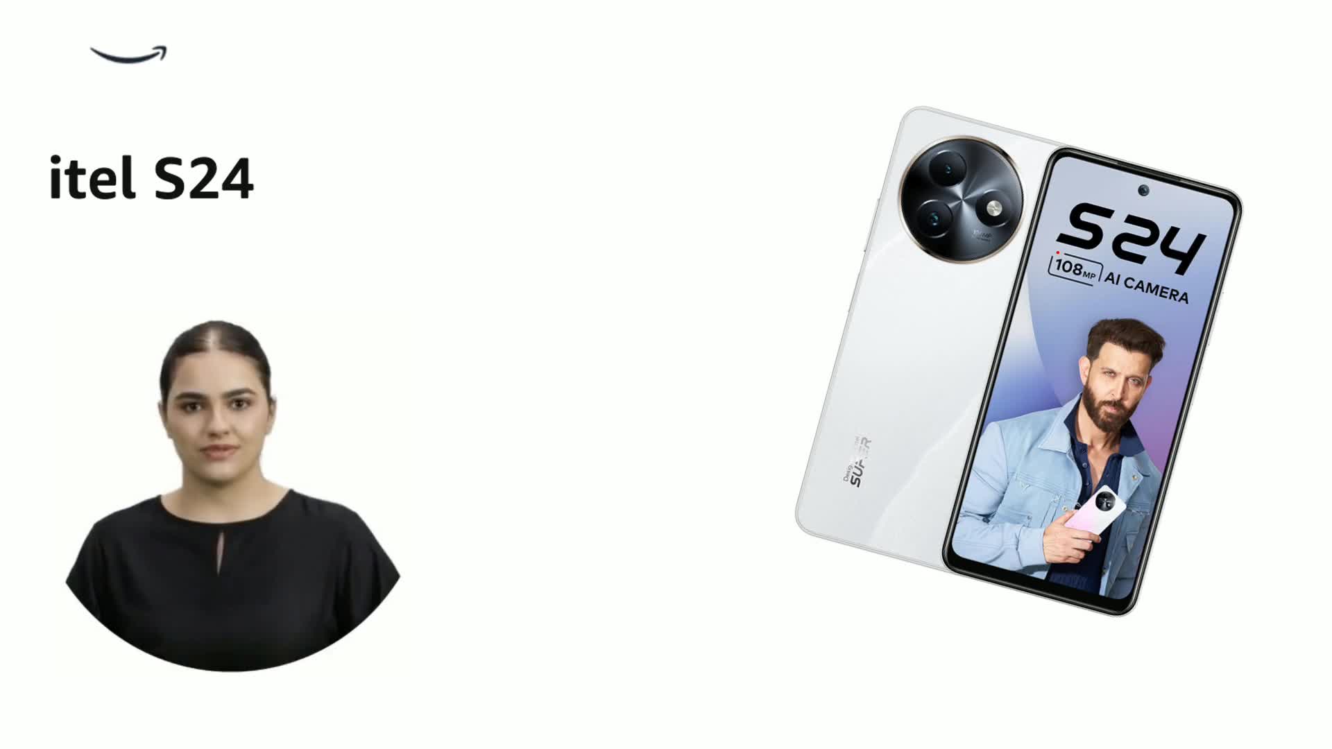 Refurbished) itel S24 (8GB RAM + 128GB ROM) Upto 16GB RAM with